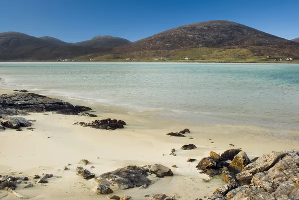 luskentyre, harris, outer hebrides, İskoçya Isle Beach