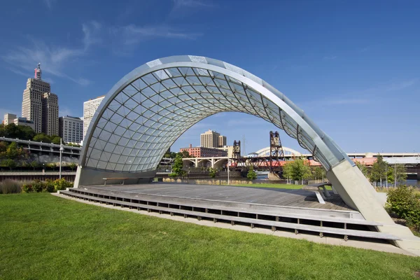 Schubert Club Heilmaier Memorial Bandstand, SAINT PAUL, MINNESOTA, SUA - SEPTEMBRIE 5 — Fotografie, imagine de stoc