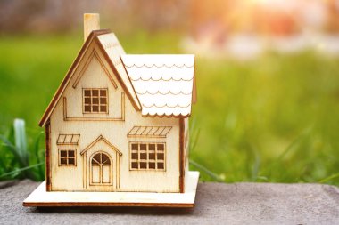 Çevreci Ev - Bahçedeki Çimlerin Üzerinde Ahşap Ev