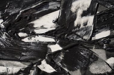 Grunge siyah beyaz fırça darbesi arka plan