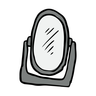 Mirror line icon. Makeup self care. Accessories concept. Vector illustration