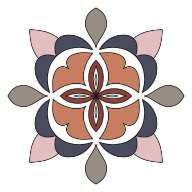 Vektör damaske desen elementi. Klasik lüks, eski moda İspanyol süsü, duvar kağıtları, tekstil ve ambalaj için kraliyet Victoria dönemi dikişsiz dokusu. Zarif çiçekli barok şablonu. Vektör