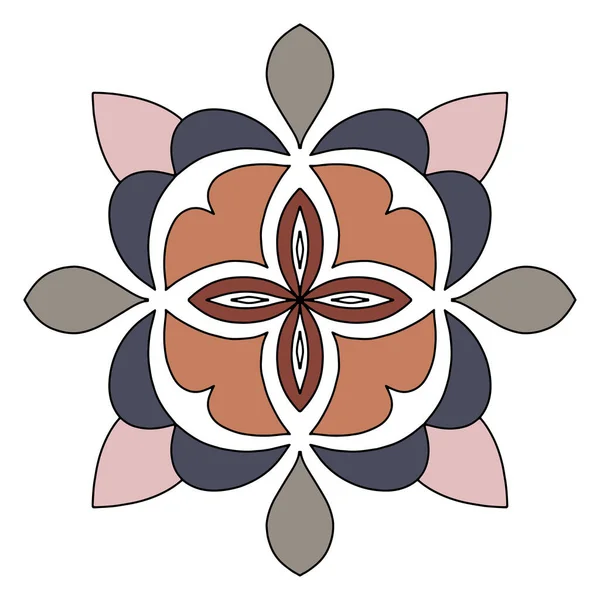 Vektör damaske desen elementi. Klasik lüks, eski moda İspanyol süsü, duvar kağıtları, tekstil ve ambalaj için kraliyet Victoria dönemi dikişsiz dokusu. Zarif çiçekli barok şablonu. Vektör