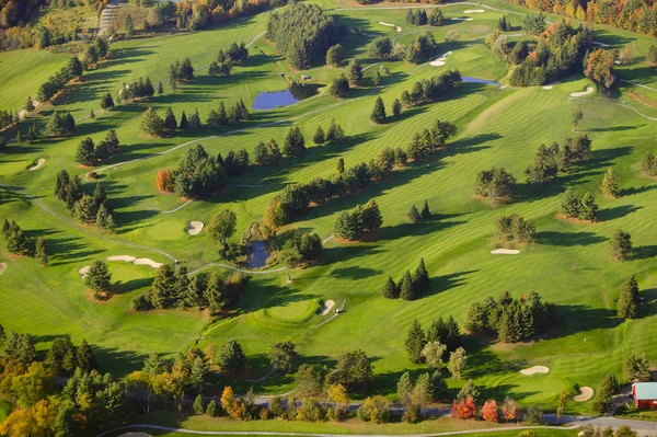 Aerial image of a golf course. — Stock Photo, Image
