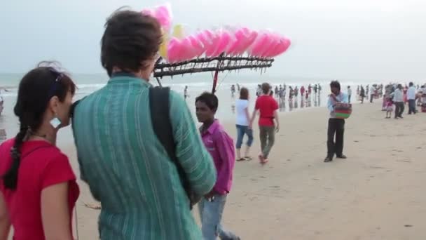 Пляж Puri — стокове відео