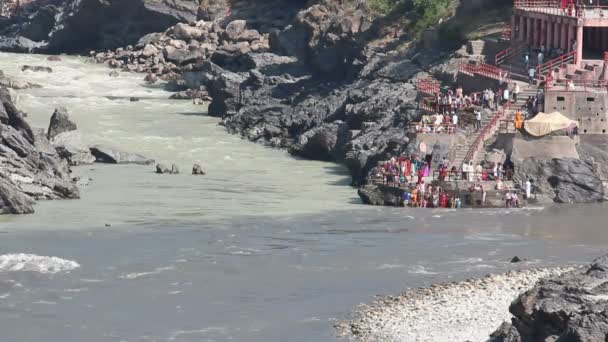 La fuente del Ganges . — Vídeo de stock