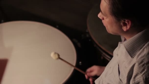 Timpani instrument — Stockvideo