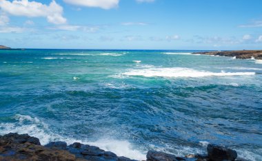 Güzel okyanus manzara