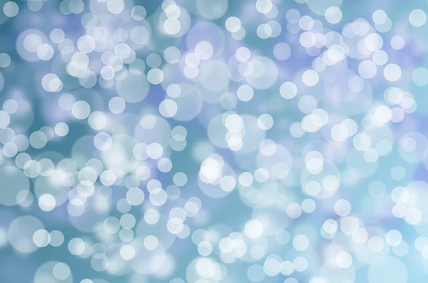 Blauwe en witte bokeh. — Stockfoto