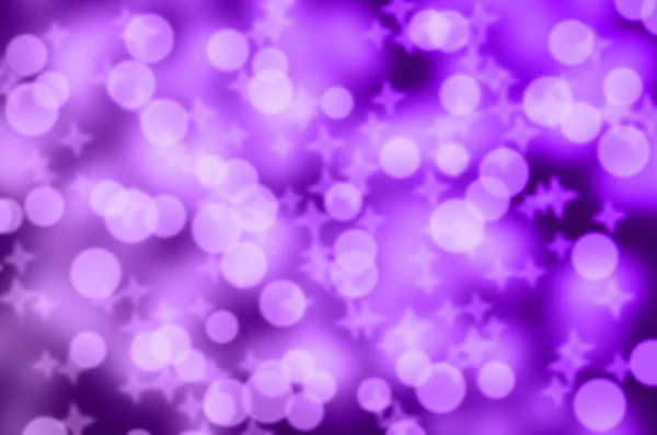 White bokeh on purple phone — Stock Photo, Image