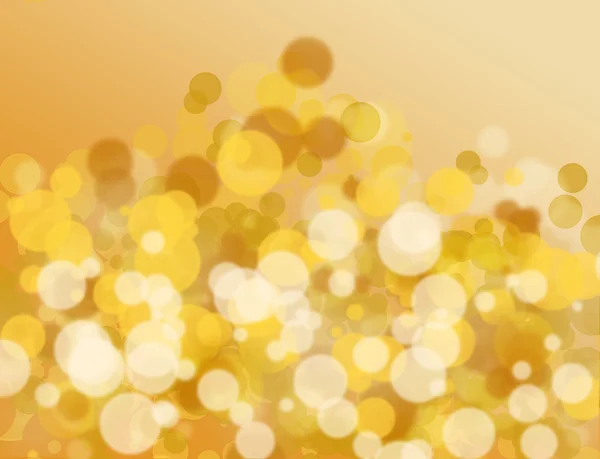 Golden and white bokeh — Stock Photo, Image