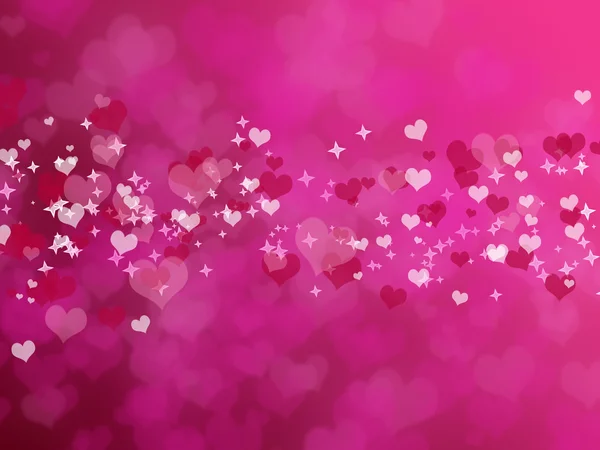 Fondo del día de San Valentín con corazones —  Fotos de Stock