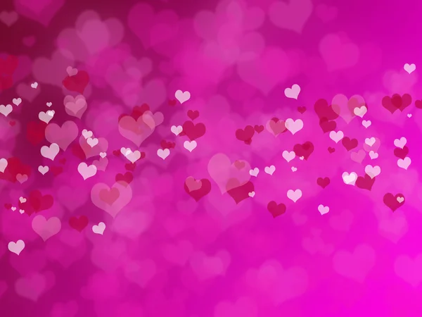 Valentine\'s day background with hearts