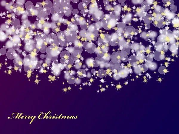 星と抽象的なクリスマス背景 — ストック写真
