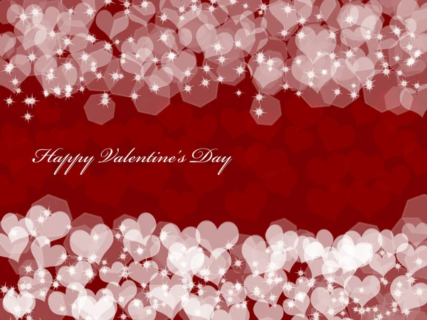 Valentine's background with hearts — Stock Photo, Image