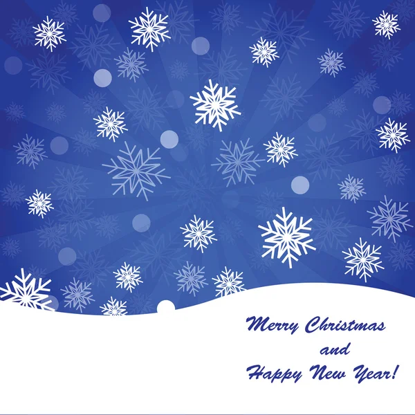 Blue Christmas background — Stock Photo, Image