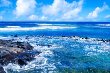 Hawaii'deki kauai tropikal peyzaj