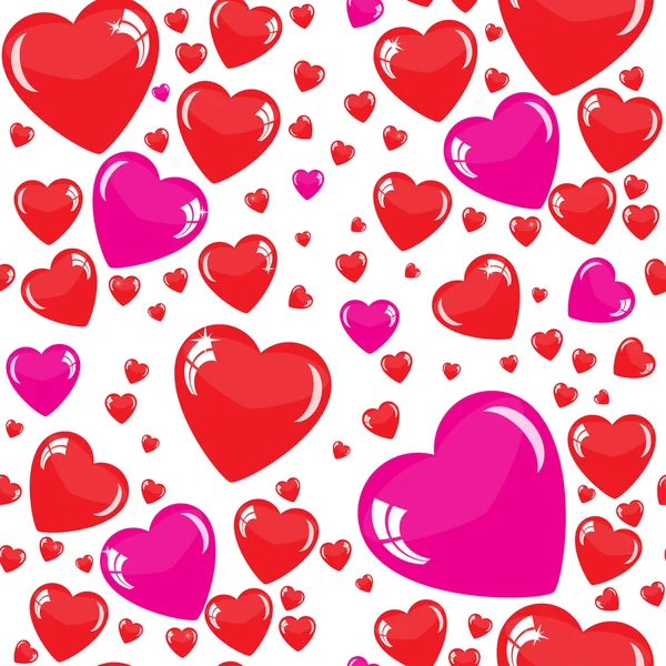 Seamless hearts background — Stock Photo, Image