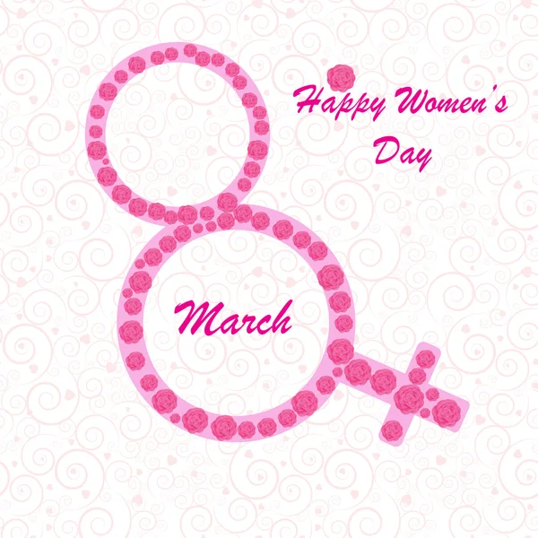 Happy women 's day background — стоковое фото