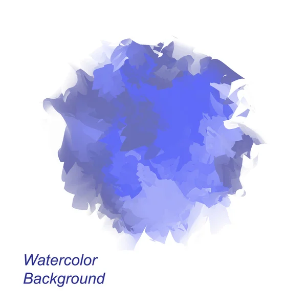 Abstract blauw aquarel achtergrond — Stockfoto