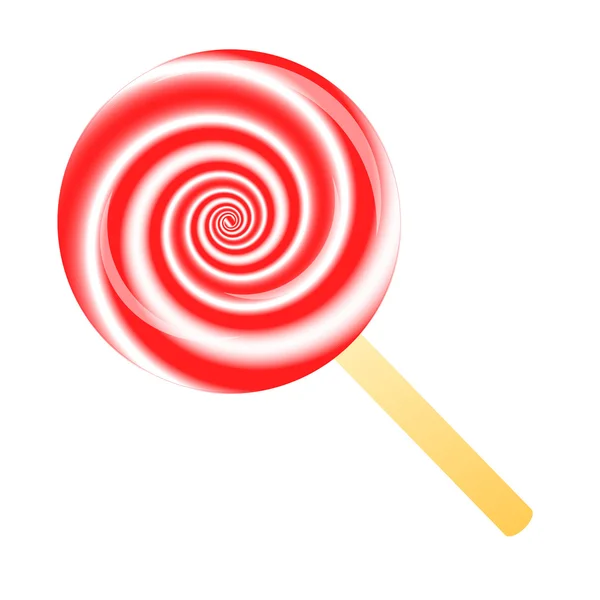 Röd lollipop — Stockfoto