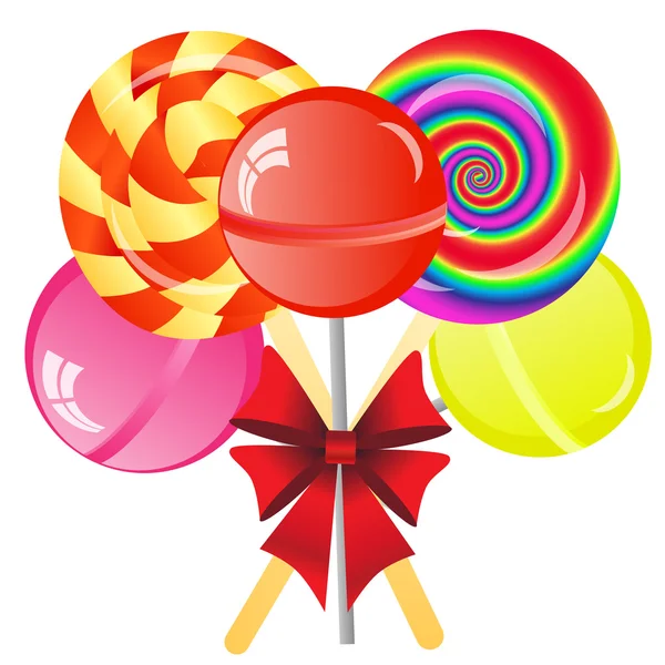 Lollipops background — Stock Photo, Image