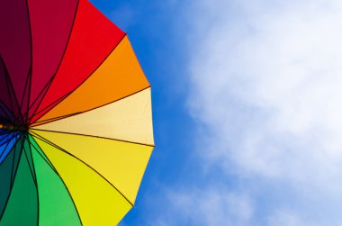 Gökkuşağı umbrella'nın arka plan