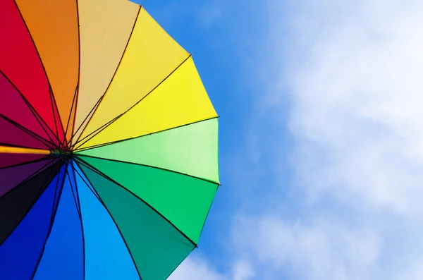 Rainbow umbrella's background