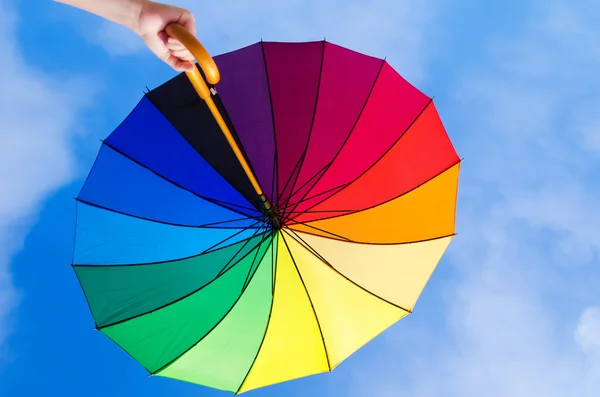 Фон радужного зонта — стоковое фото