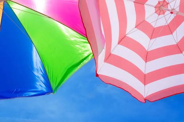 Beach umbrella's background — Stock Photo, Image