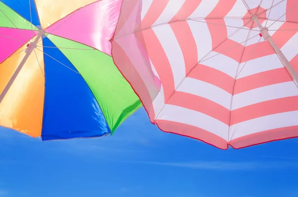 Beach umbrella's background — Stock Photo, Image