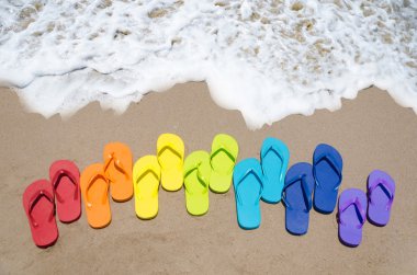 okyanus renk flip flop