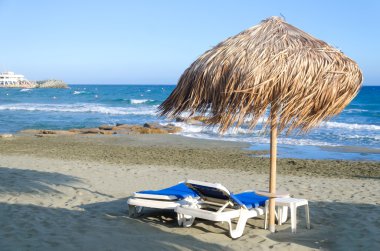hasır plaj şemsiye