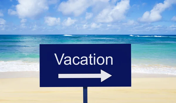 Señal "Vacaciones " — Foto de Stock