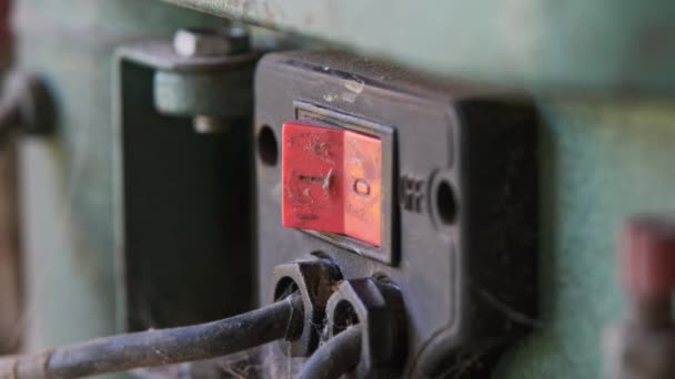 Close Switch Drilling Machine Workshop — Wideo stockowe