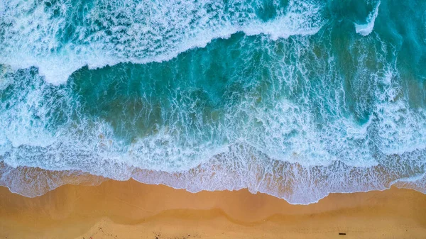 Beautiful Sea Waves White Sand Beach Tropical Island Soft Waves — Foto Stock