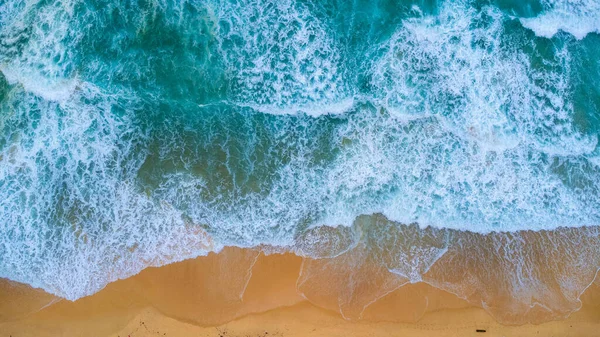 Beautiful Sea Waves White Sand Beach Tropical Island Soft Waves —  Fotos de Stock