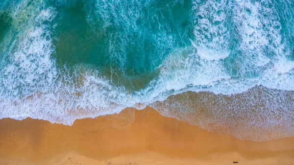 Beautiful Sea Waves White Sand Beach Tropical Island Soft Waves — Zdjęcie stockowe
