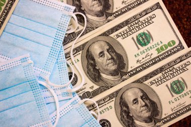 Maske ve Amerikan doları kapanıyor. İş ve sağlık