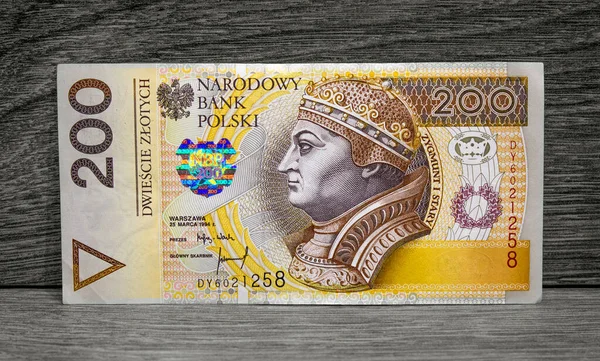Польські Злоті Закриваються Гроші Багатство — стокове фото