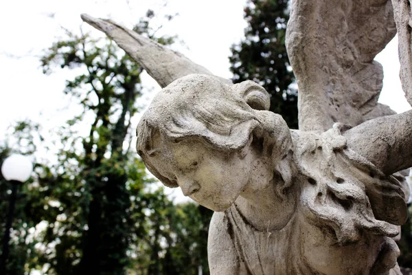 孤独的天使 死亡和悲伤 — 图库照片