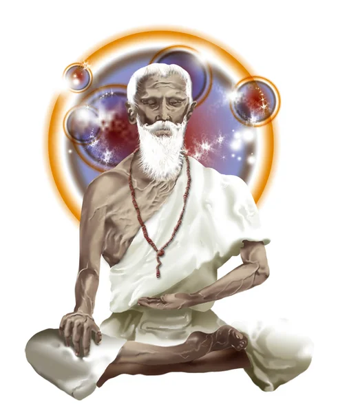 Legendary indian medicine man Jivaka, the Buddha's doctor — Stock Photo, Image
