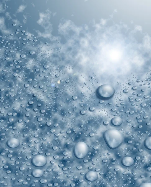 Waterdrops background — Stock Photo, Image
