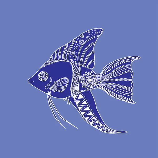 Pescado azul — Archivo Imágenes Vectoriales