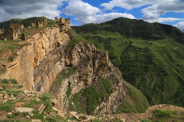 Ruinerna Den Gamla Goor Byn Dagestan — Stockfoto