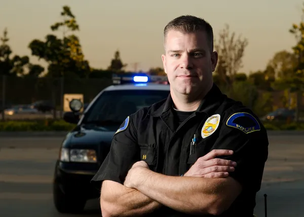 Streifenpolizisten — Stockfoto