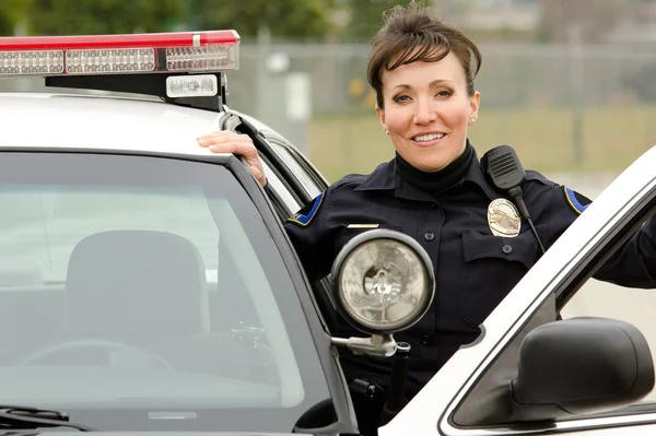 Smiling officer — Stock Photo, Image