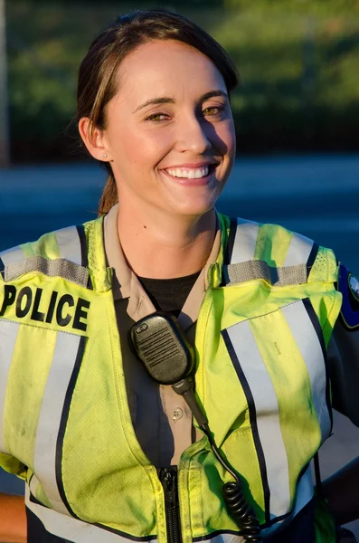 Kadın polis memuru — Stok fotoğraf