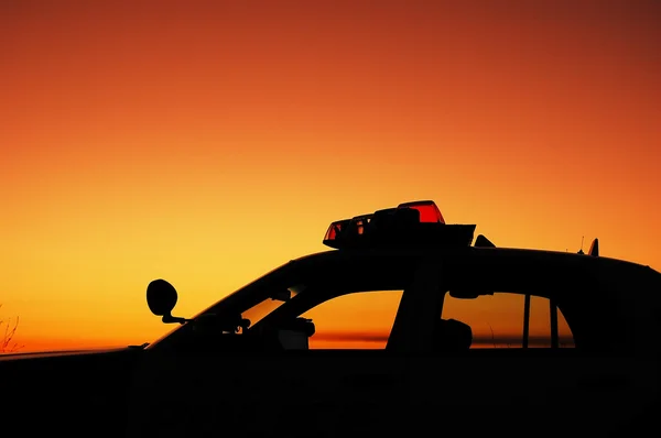 Policejní auto — Stock fotografie