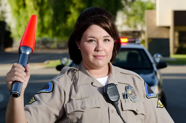 Oficial de policía mujer — Foto de Stock